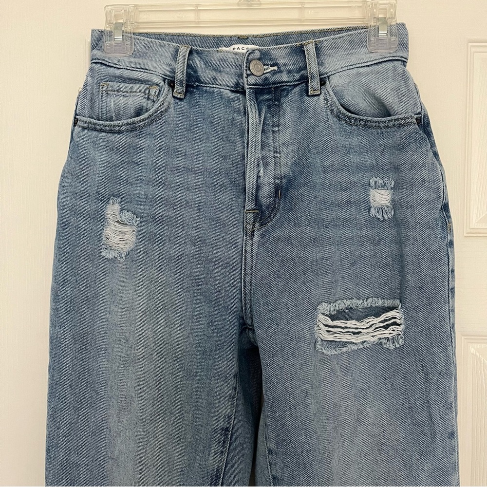 Pacsun High Rise Straight Ripped Jeans - Picture 3 of 15
